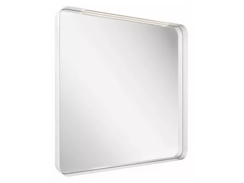 Ravak Strip 80x70 fürdőszobai tükör világítással, fehér