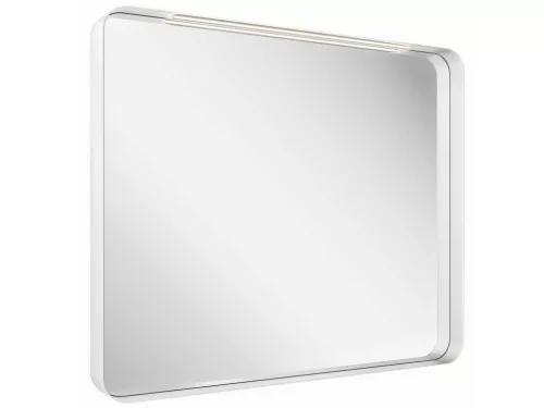 Ravak Strip 90x70 fürdőszobai tükör világítással, fehér