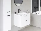 Ravak Chrome II SD 70 fehér, fekete fogantyúval 152 mm