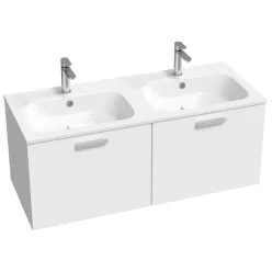 Ravak Chrome II SD 120 fehér, króm fogantyúval 152 mm