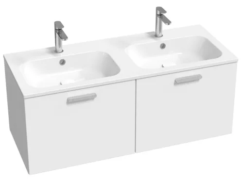 Ravak Chrome II SD 120 fehér, króm fogantyúval 152 mm