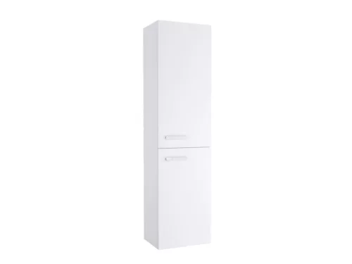 Ravak Chrome II SB 39 magasszekrény bal fehér, fehér fogantyúval 152 mm