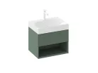 Ravak SD Lite 60 fürdőszobai szekrény mosdó alá Grey Green