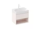 Ravak SD Lite 60 fürdőszobai szekrény mosdó alá Alabaster Pink
