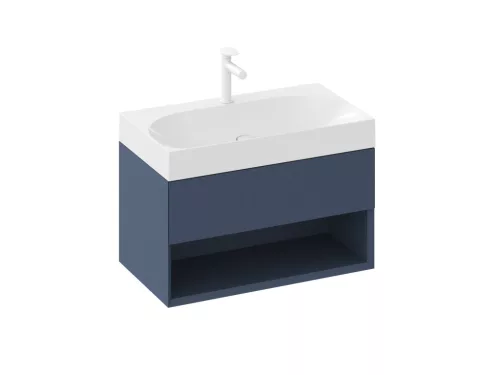 Ravak SD Lite 80 fürdőszobai szekrény mosdó alá Deepsea Blue