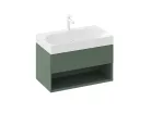 Ravak SD Lite 80 fürdőszobai szekrény mosdó alá Grey Green