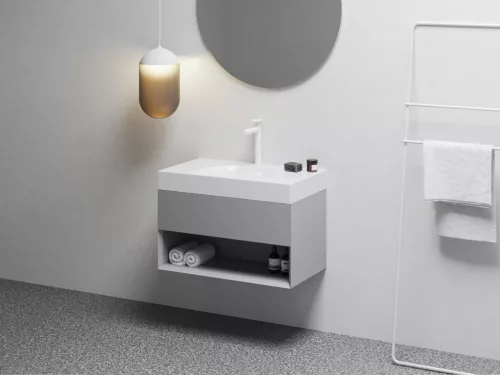 Ravak SD Lite 80 fürdőszobai szekrény mosdó alá Smoke Grey