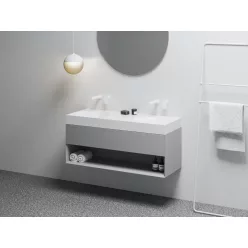   Ravak SD Lite 120 fürdőszobai szekrény mosdó alá Smoke Grey