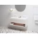 Ravak SD Lite 120 fürdőszobai szekrény mosdó alá Alabaster Pink