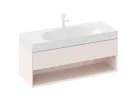 Ravak SD Lite 120 fürdőszobai szekrény mosdó alá Alabaster Pink