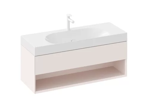 Ravak SD Lite 120 fürdőszobai szekrény mosdó alá Alabaster Pink