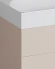 Ravak SD Lite 120 fürdőszobai szekrény mosdó alá Alabaster Pink