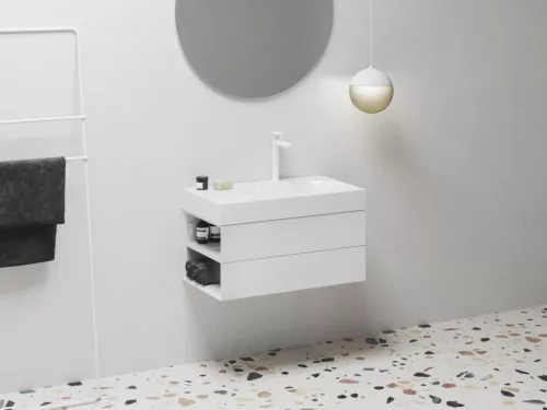 Ravak SD Lite 80 B fürdőszobai szekrény mosdó alá fehér