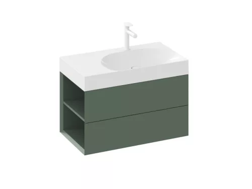 Ravak SD Lite 80 B fürdőszobai szekrény mosdó alá Grey Green