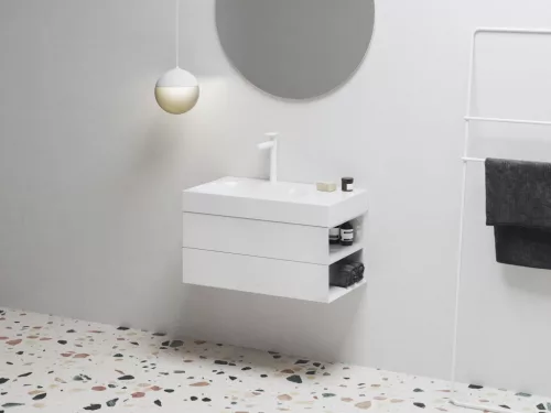 Ravak SD Lite 80 J fürdőszobai szekrény mosdó alá fehér
