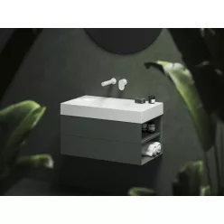   Ravak SD Lite 80 J fürdőszobai szekrény mosdó alá Grey Green