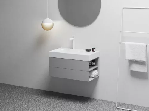 Ravak SD Lite 80 J fürdőszobai szekrény mosdó alá Smoke Grey