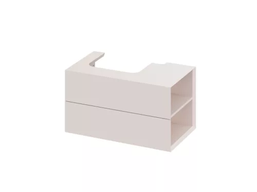 Ravak SD Lite 80 J fürdőszobai szekrény mosdó alá Alabaster Pink
