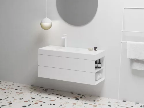 Ravak SD Lite 120 J fürdőszobai szekrény mosdó alá fehér