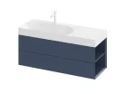 Ravak SD Lite 120 J fürdőszobai szekrény mosdó alá Deepsea Blue