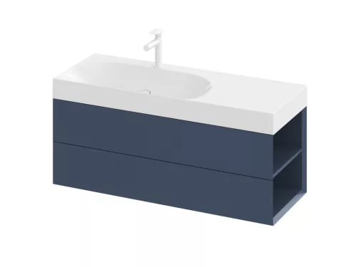 Ravak SD Lite 120 J fürdőszobai szekrény mosdó alá Deepsea Blue
