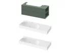 Ravak SD Lite 120 J fürdőszobai szekrény mosdó alá Grey Green