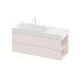 Ravak SD Lite 120 J fürdőszobai szekrény mosdó alá Alabaster Pink