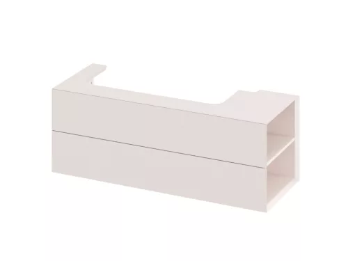 Ravak SD Lite 120 J fürdőszobai szekrény mosdó alá Alabaster Pink