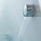 Ravak ClickClack rendszerű kádszifon túlfolyónál kerek töltőfejjel króm (X01374)