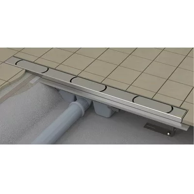Ravak CHROME zuhanyfolyóka 300 mm rozsdamentes acél (X01426)
