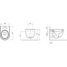 Ravak Uni Chrome Rim fali WC X01516