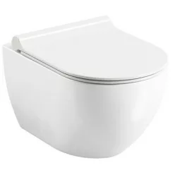 Ravak Uni Chrome RimOff öblítőperem nélküli fali WC X01535 rajza