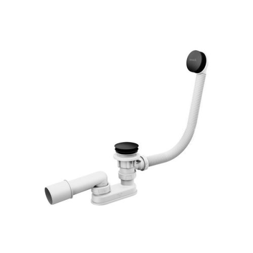 Ravak ClickClack kádszifon komplett fekete 57cm X01746