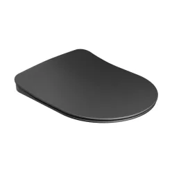 Ravak Uni Chrome Flat WC ülőke fekete
