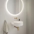 Ravak Krómozott teleszkópos mosdószifon rose gold