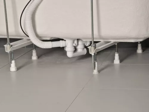 Ravak Kád le/túlfolyószett 80 Bowdenes fekete