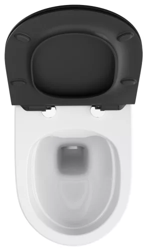 Ravak Vita WC slim ülőke, fekete