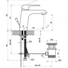 Ravak Flat FL 013.00 mosdócsaptelep automata 151 mm króm (X070117)