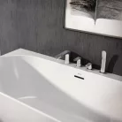 Ravak Flat kádperemre szerelhető csaptelep szett 4 lyukas FL 026.00CR, króm