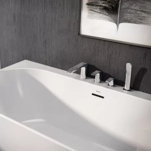 Ravak Flat kádperemre szerelhető csaptelep szett 4 lyukas FL 026.00CR, króm