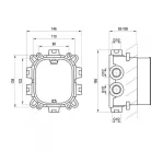 Ravak Flat RB 072.50 R-box Vari alaptest csaptelephez X070139