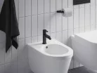 Ravak Puri bidécsaptelep leeresztővel PU 055.20BLM, matt fekete