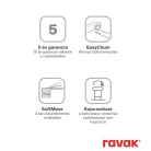 Ravak Espirit fali kádcsaptelep zuhanyszett nélkül ES 022.00CR, króm