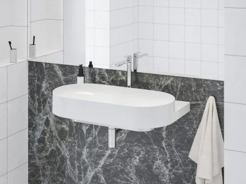Ravak Eleganta álló mosdócsaptelep 335 mm leeresztő nélkül EL 015.00CR, Chrome