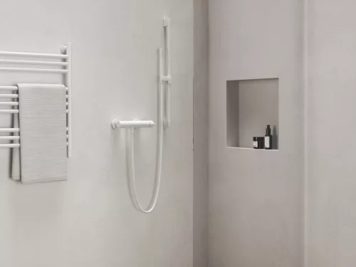Ravak Espirit fali zuhanycsaptelep szett nélkül ES 032.10WV, White Velvet