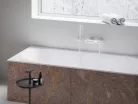 Ravak Eleganta fali kádcsaptelep zuhanyszett nélkül EL 022.10WV, White Velvet