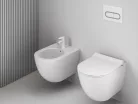 Ravak Eleganta álló bidécsaptelep 130 mm leersztő nélkül EL 056.10WV , White Velvet