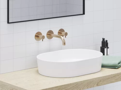 Ravak Espirit falba süllyesztett mosdócsaptelep belső egységgel ES 019.60RGB.O1, rose gold