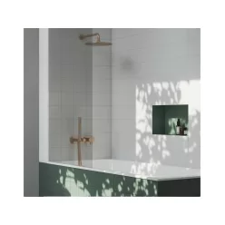   Ravak Espirit falba süllyesztett csaptelep szettel, háromutas, belső egység nélkül ES 068.60RGB.O3.RB07D.+S, rose gold