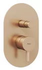 Ravak Espirit falba süllyesztet csaptelep, automatikus kétutas, belső egységgel ES 061.60RGB.O2, rose gold